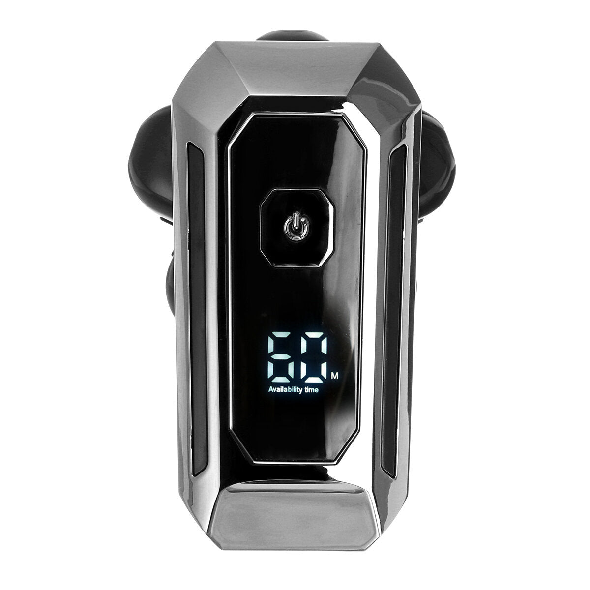 6 IN 1 6D Rotary Electric Shaver LED Display Men IPX7 Waterproof Nose Hair Trimmer Facial Cleaning Brush W/ 3pcs Limit Combs