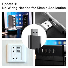 Smart Infrared WiFi Remote Controller Wireless USB IR+RF Controller for TV Fan Smart Home with Alexa Google