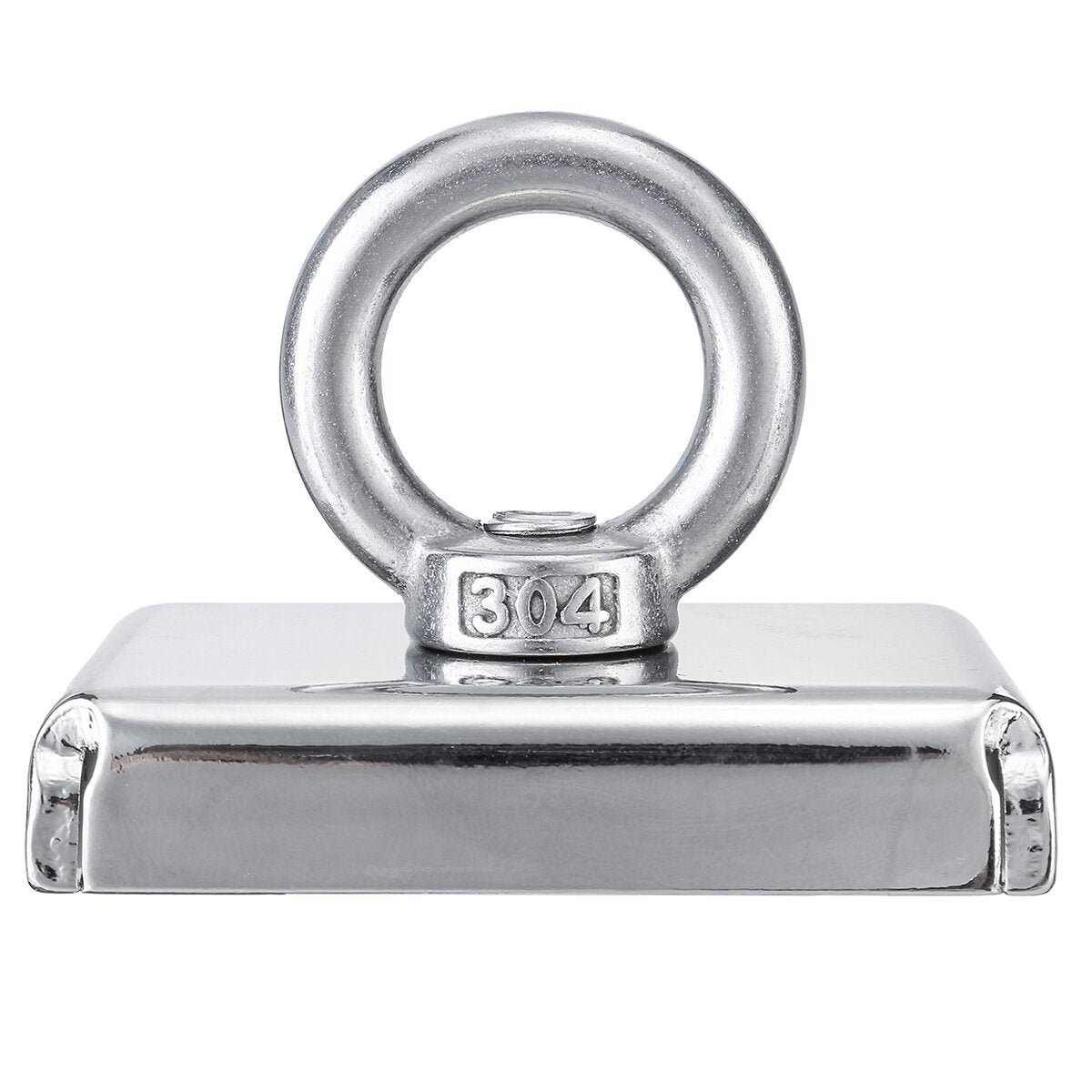 110KG Double Side Neodymium Fishing Salvage Recovery Magnet with 10M Rope for Detecting Metal Treasure