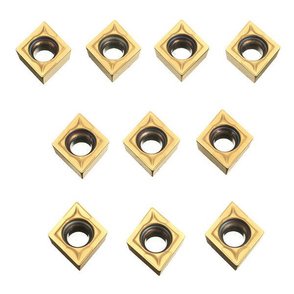 10pcs CCMT09T304 CCMT32.5 Carbide Insert For Lathe SCLCR Turning Tool Holder