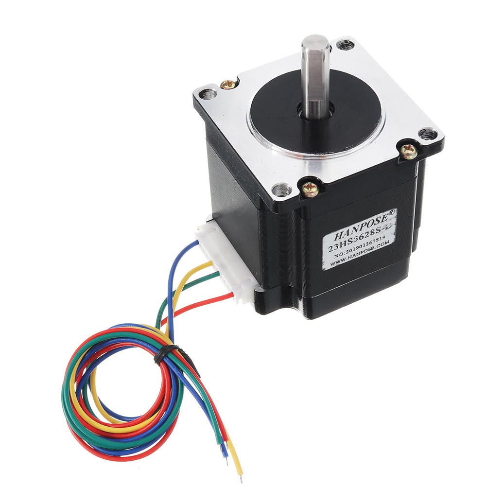 Double Shaft 56mm Nema 23 Stepper Motor 57 Motor 2.8A 126N.cm 4-lead CNC Laser Grind Foam Plasma Cut Engraving Machine