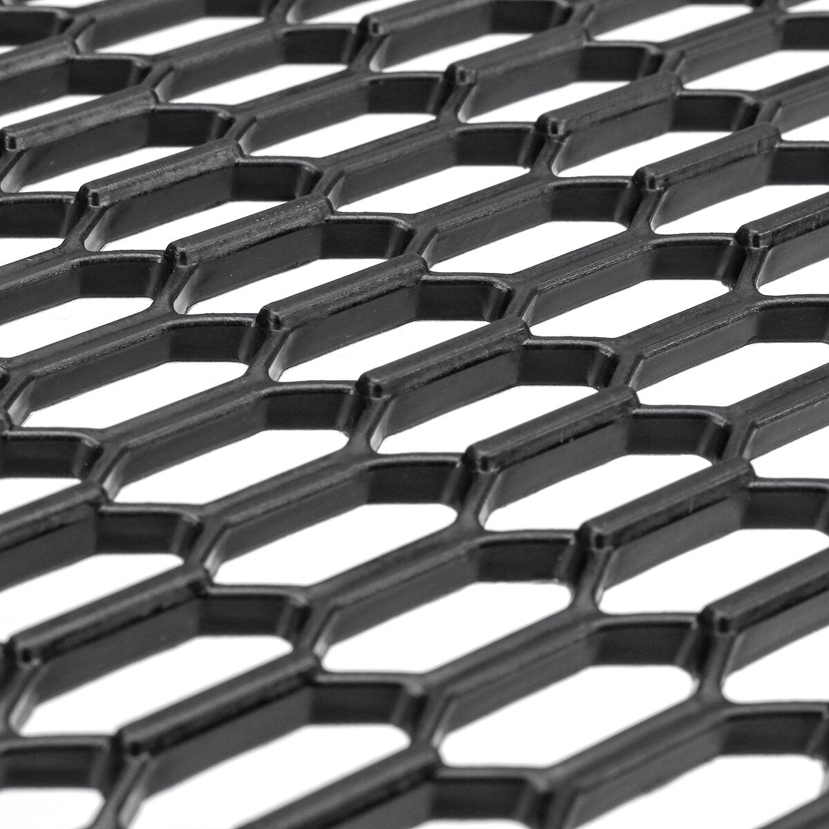Universal Black Honeycomb Hexagon Mesh Grille Fog Custom Air Vent 47"x16" ABS Grill
