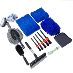 14pcs Car wash Tools Set with Car Wash Cleaning Brush Car Wipes Tire Cleaning Brush Car Wash Brush