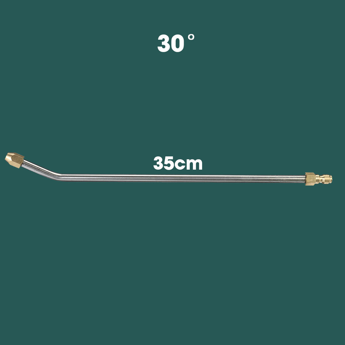 Car Pressure Washer Extension Wand Stainless Steel With Spray Nozzle Tip