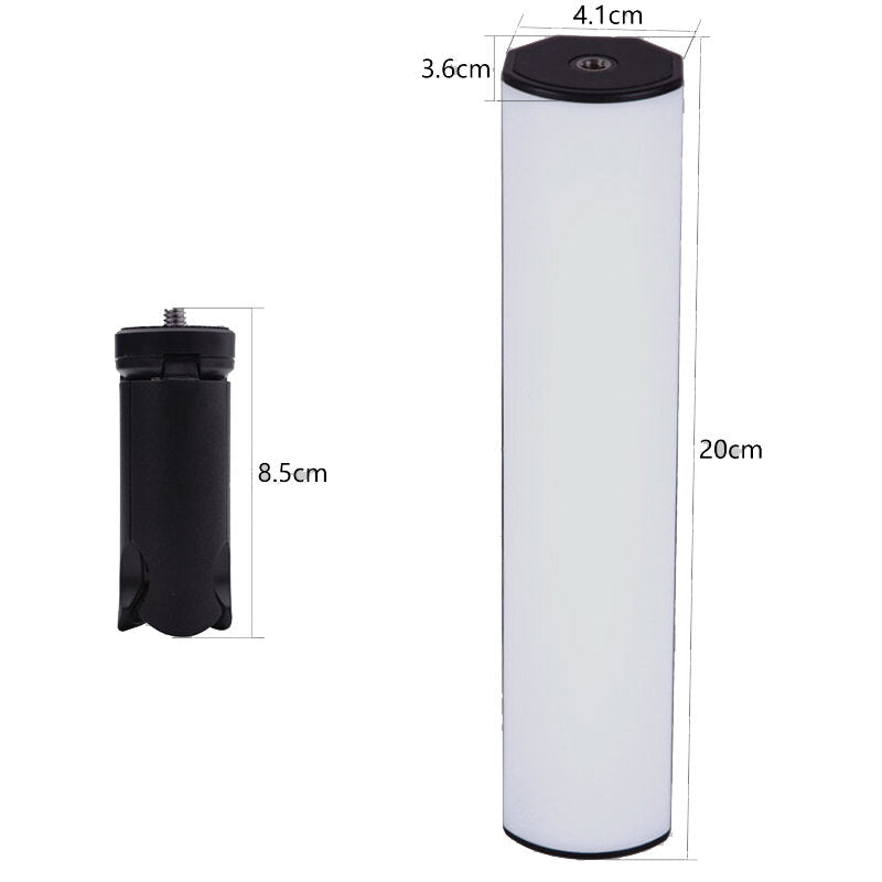 Full Color Tube LED Light Portable Handheld Video Lamp Wand Stick with Magnetic for Photography Video Vlog