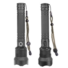  LED 3 Modes USB Rechargeable Telescopic Zoom LED Flashlight 18650/26650
