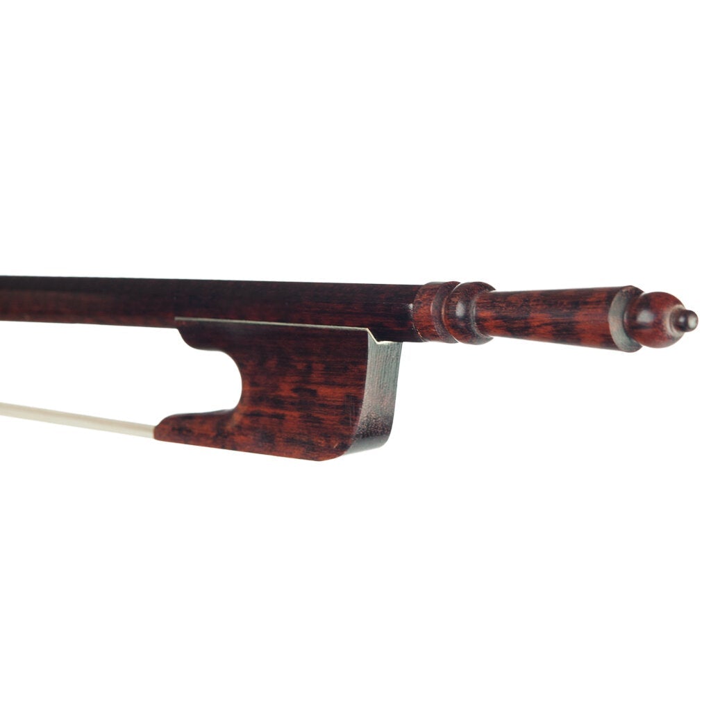 Professional 4/4 Violin/Fiddle Bow Baroque Style Snakewood Stick Natural Mongolia Horsehair Durable Use