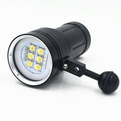 Underwater 20000Lumens 6xXHP90 4xRed 4xPurple Diving Photography Video Light
