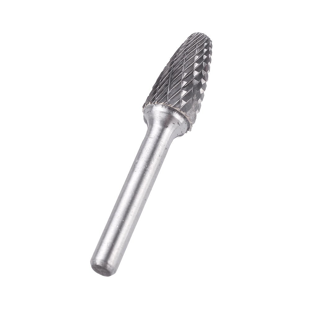 8Pcs 6mm Shank Tungsten Steel Rotary File Set Grinding Head Rasp Burrs Abrasive Tool