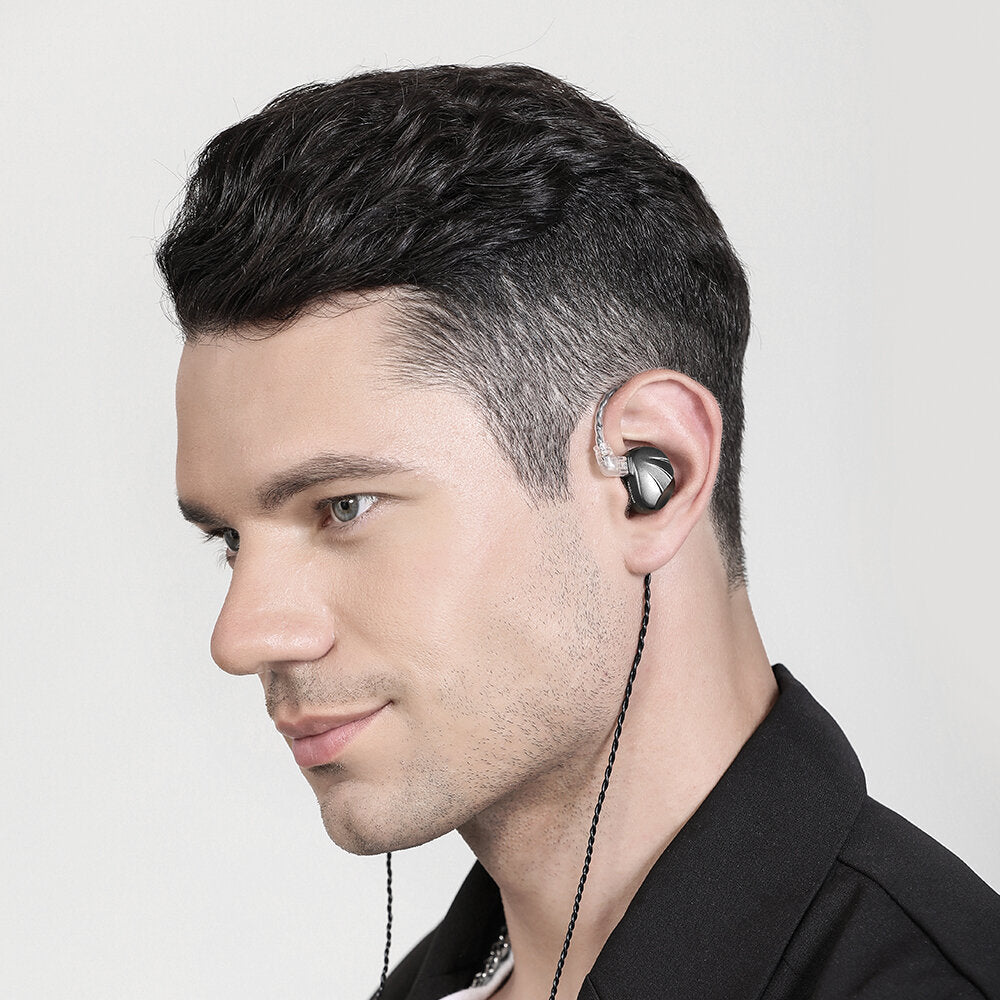 Dynamic Drivers In Ear Earphone Noise Cancelling Headphone 2Pin 0.75MM Connector for Mobile Phones PC Computer