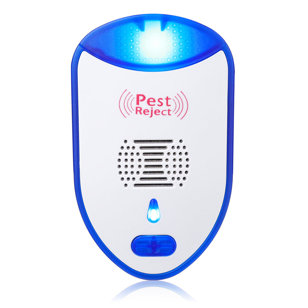 2PCS Multi-functional Mosquito Repeller Inverter Ultrasonic Mouse Repeller Indoor and Outdoor Insect Exterminator