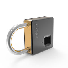 Smart Fingerprint Padlock Outdoor Travel Lock IP65 Waterproof Biometric Intelligent Fingerprint Key Anti-Theft Lock With Key
