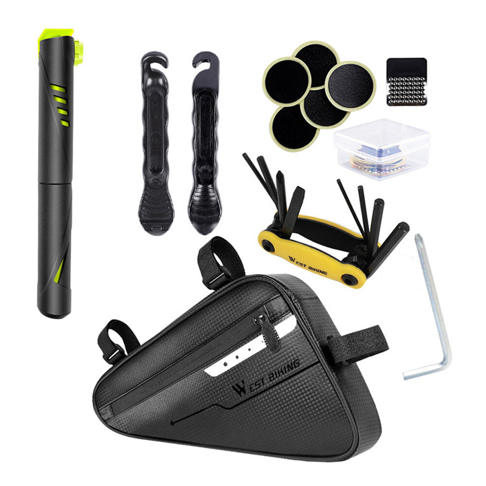 Bicycle Repair Kit Tools Air Pump Bike Bag Balaclava Scarves Multi-tool Bike Repair Tools Multitool Outdoor Cycling