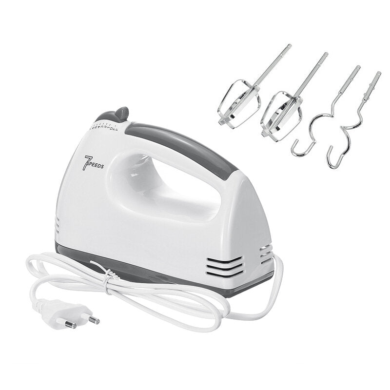 Egg Beater 220V Electric Handheld Mixer Whisk Cake Baking Kitchen Tool 7 Speeds
