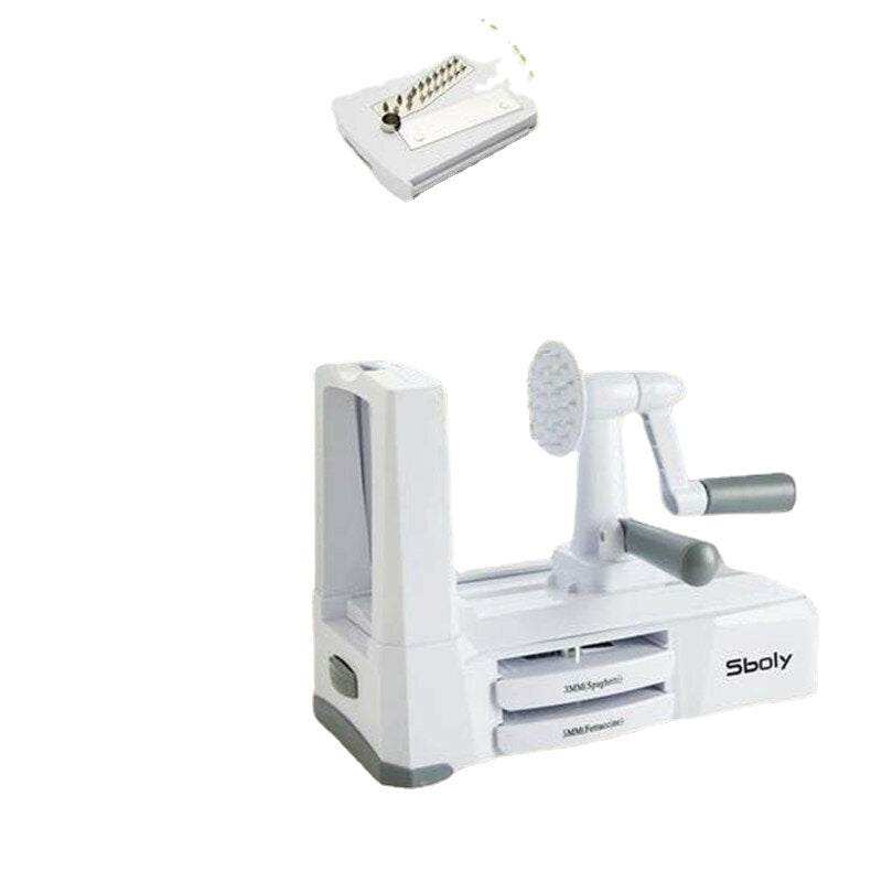 5 Blades in 1 Vegetable-spiralizer Stainless Steel with The Included Box