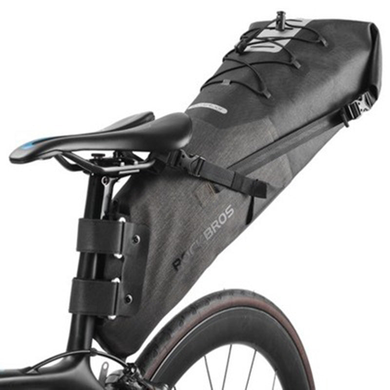Bike Waterproof Saddle Reflective Folding Tail Rear Bag MTB Backpack