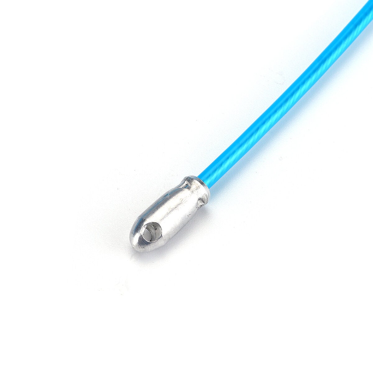 10Pcs 5m Electric Spiral Cable Push Puller Conduit Snake Cable Rodder Fish Tape Wire Guide