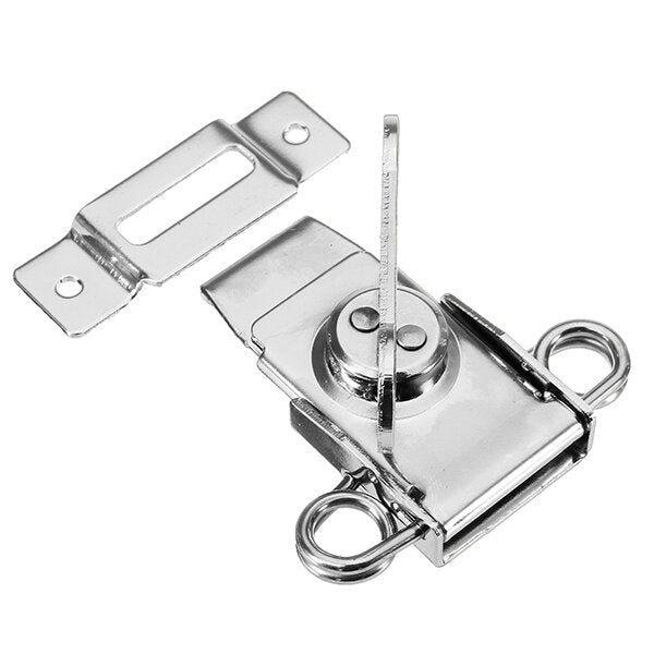 6311B Cold Rolled Silver Twist Draw Toggle Latch Rotary Turn with Strike Plate
