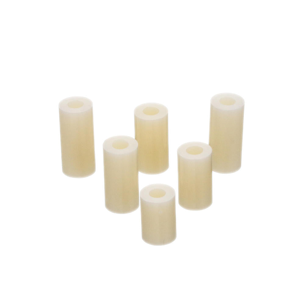 M3NR3 140Pcs M3 Black/White Nylon Round Column Non-Threaded Spacer Hollow PCB Standoff Set