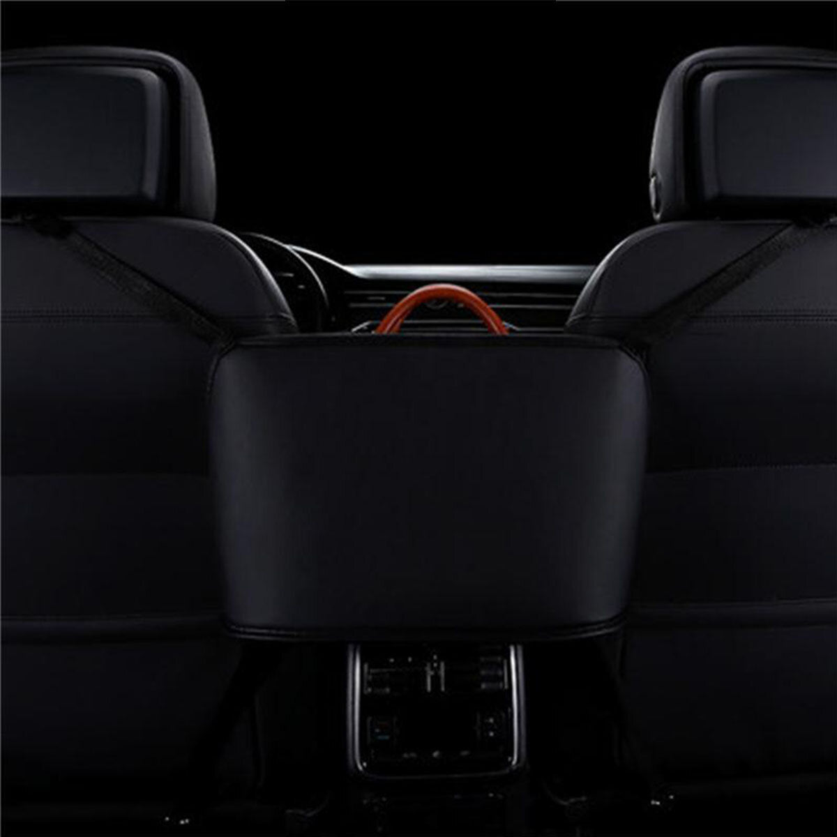 Leather Car Seat Storage Receive Bag 41*27cm
