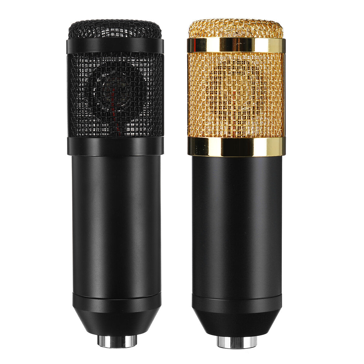9in1 Condenser Microphone Kit Live Sound Card Stand Shock Mount Professional Mic Set for Broadcast Singing K Songs