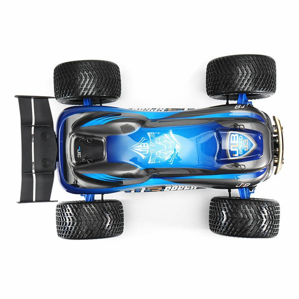Speed w/ 2 Battery 120A Upgraded 1/10 2.4G 4WD Truggy RC Car Truck Vehicles RTR Model