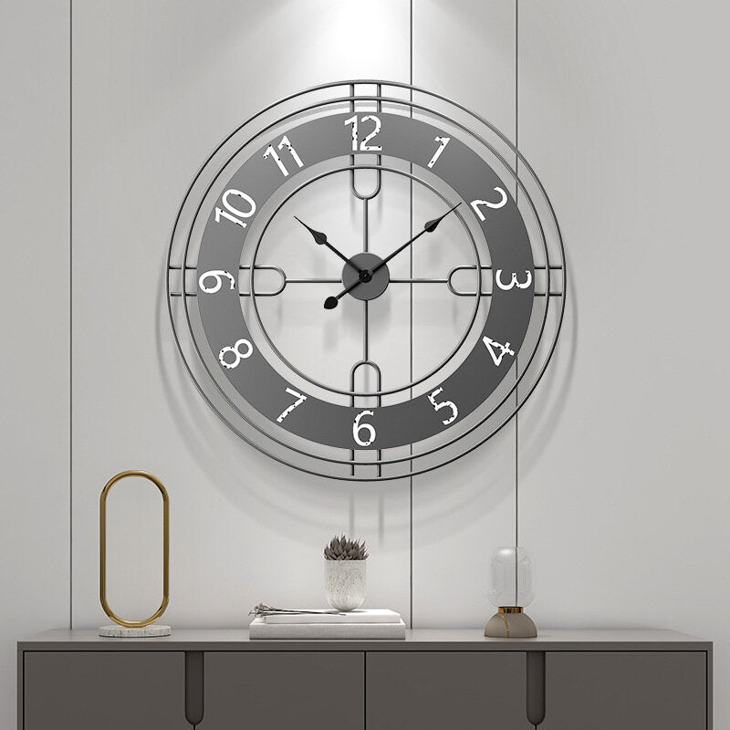 78.5CM Nordic Creative Wall Clock Home Guest Entrance Wall Clock Simple Wall Clock Art Quiet Clock Silent Clock