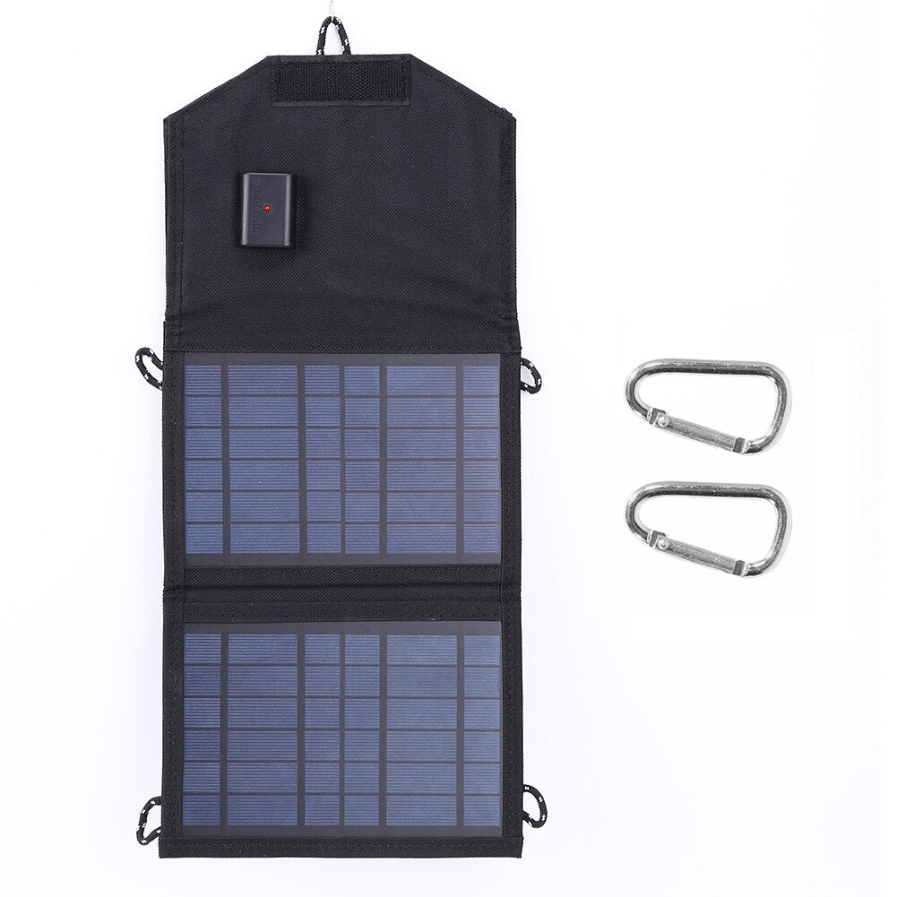 30W 5V USB Solar Panel Pack Portable Waterproof Outdoor Camping Emergency Foldable Power Battery Cells Charger for Mobile Phone