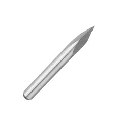 10pcs 3.175mm Shank 45 Degree 0.1/0.2/0.3mm Tip Tungsten Steel Engraving Bit CNC Tool