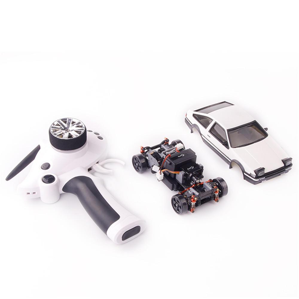 2.4G 4WD RC Car Touring Drift Vehicle Carbon Fiber Chassis for TOYATO RTR Model