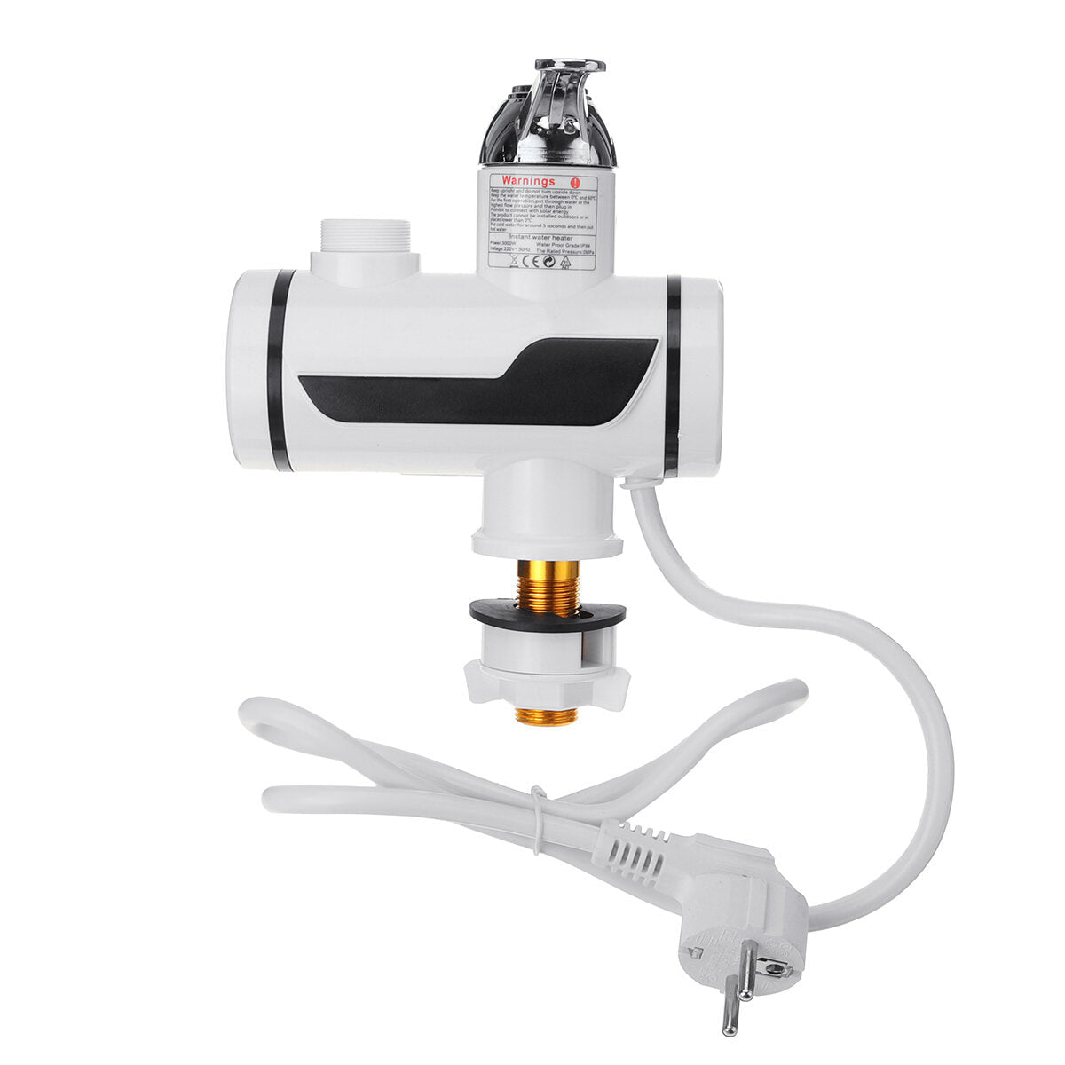 Digital Electric Faucet Tap Hot/Cold Water Heater Fast Instant Bathroom Heating