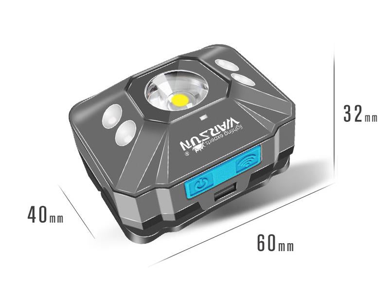 500LM 4 Modes 60 Adjustable 5ATM Waterproof Motion Sensor LED Cycling Bike Headlamp