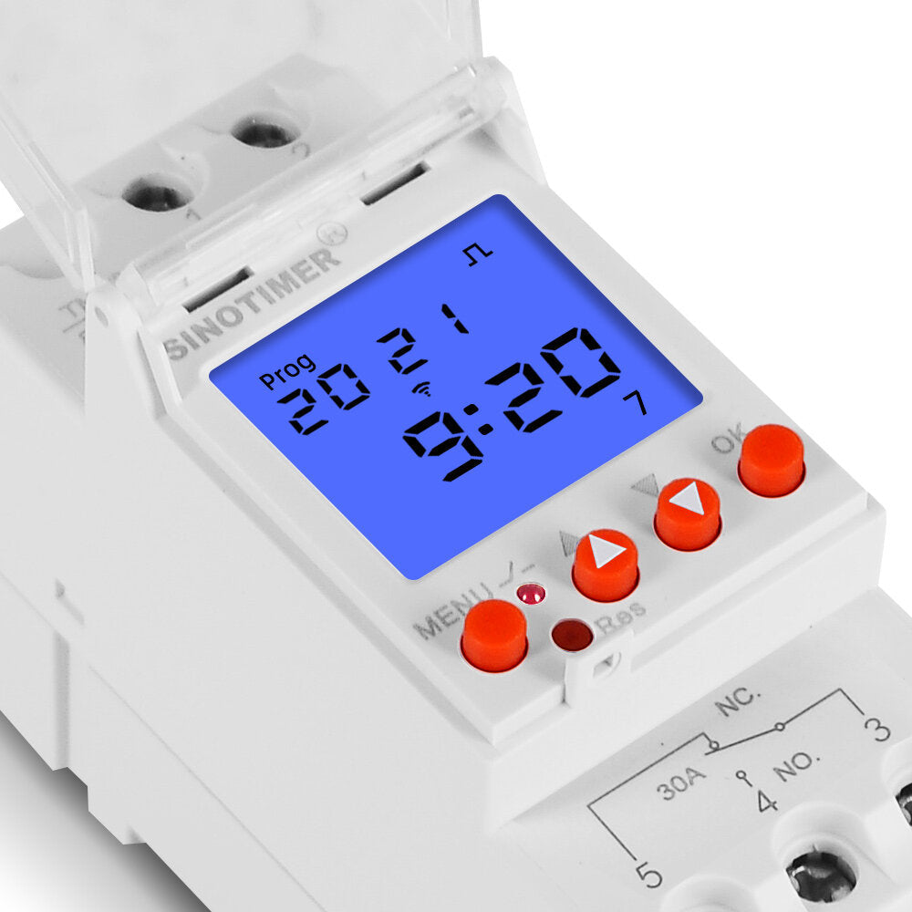 LCD Display Smart Power Time Controller Switch Timer Year Month DayTime Switch