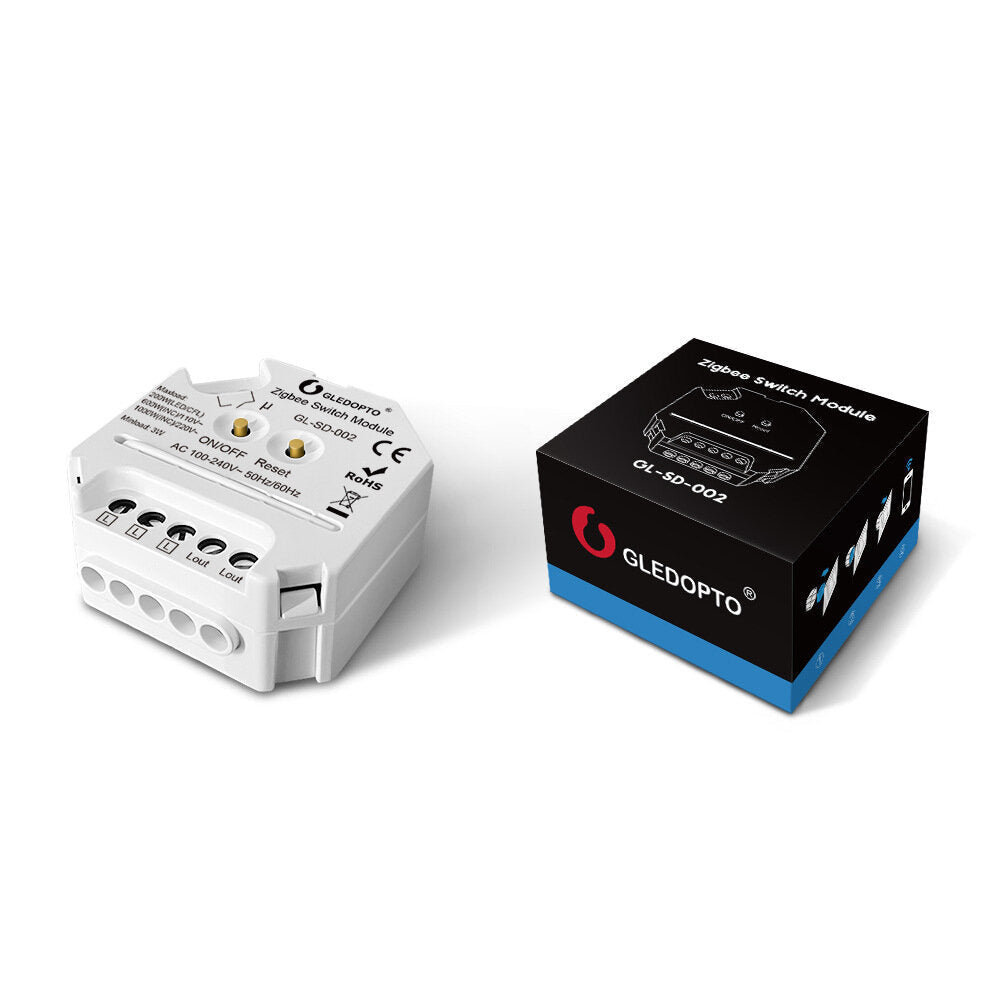 Smart Dimmer Switch Module Relay No Neutral Wire Works with Alexa Google Home AC110-240V