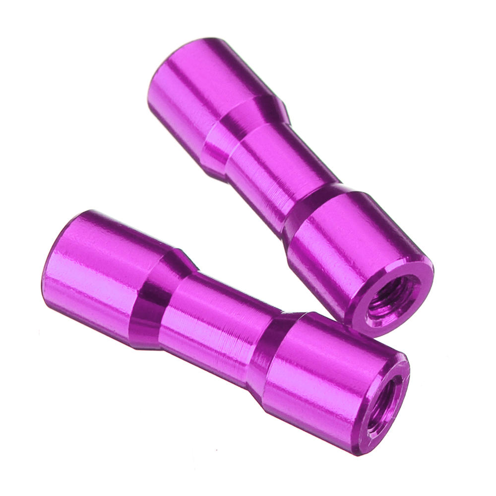 M3AS11 10Pcs M3 20mm Aluminum Alloy Standoff Spacer Round Column MultiColor Smooth Surface