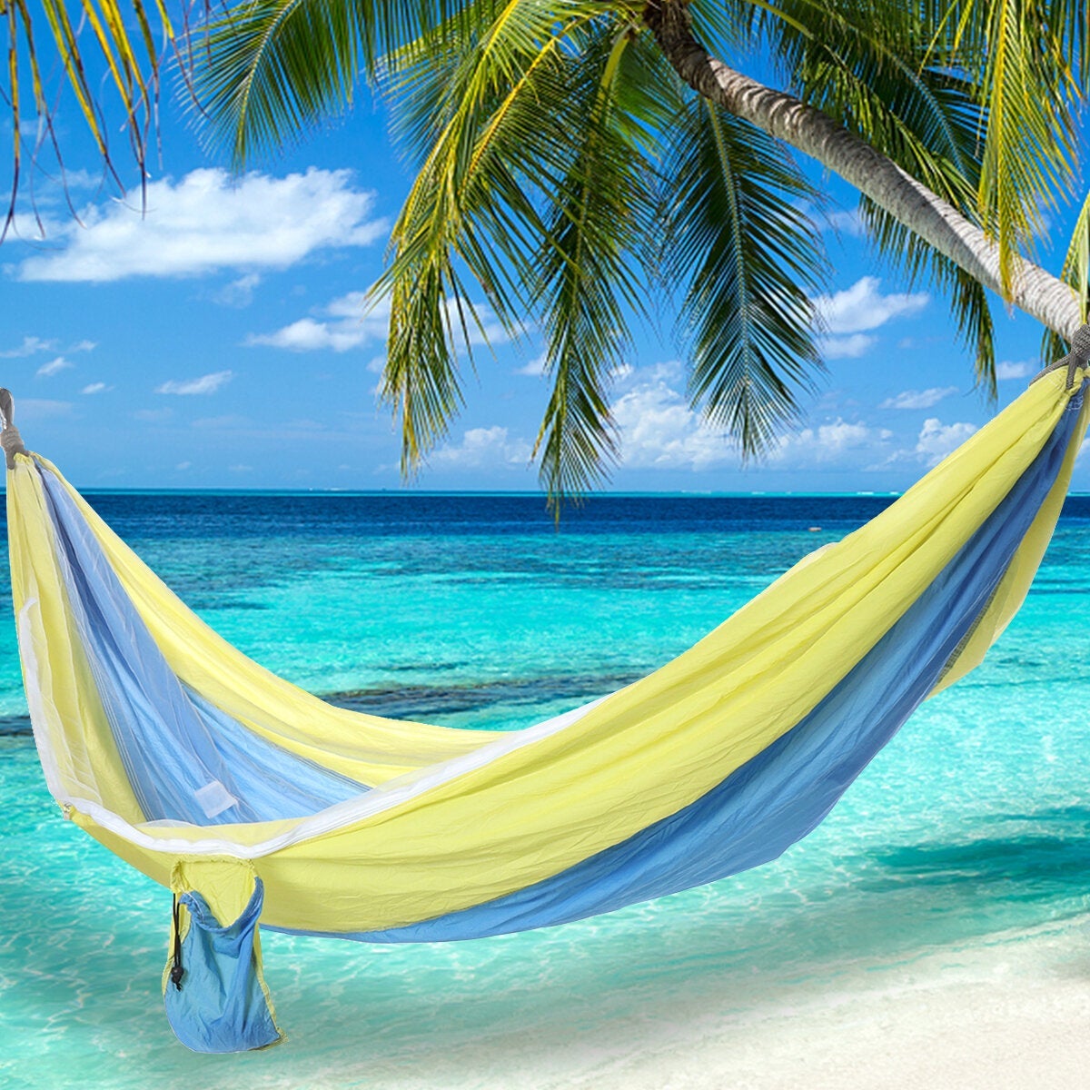 Double Ultra-thin Anti-mosquito Net Hammock with Nylon Polyester for Outdoor