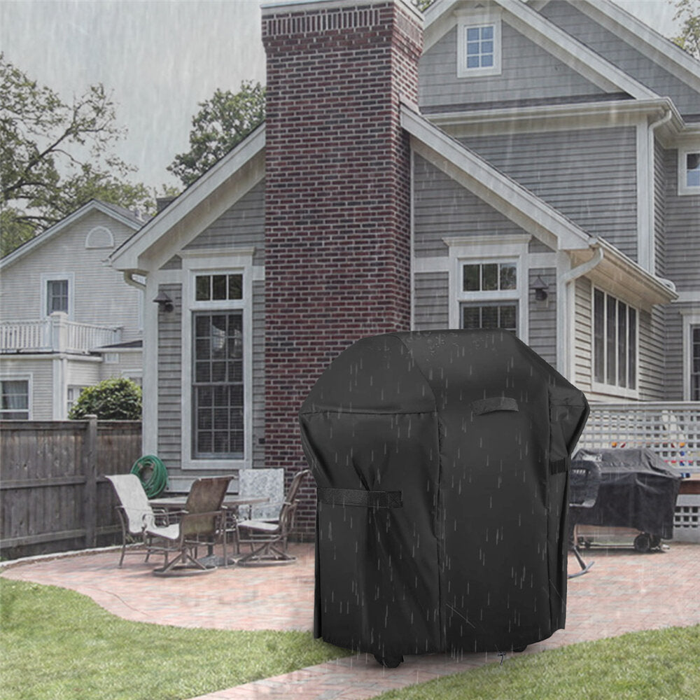 BBQ Grill Cover 30x25x47 inch Heavy Duty Waterproof Small Gas Grill Cover Waterproof/Windproof/Dust UV Resistant BBQ Special Grill Cover