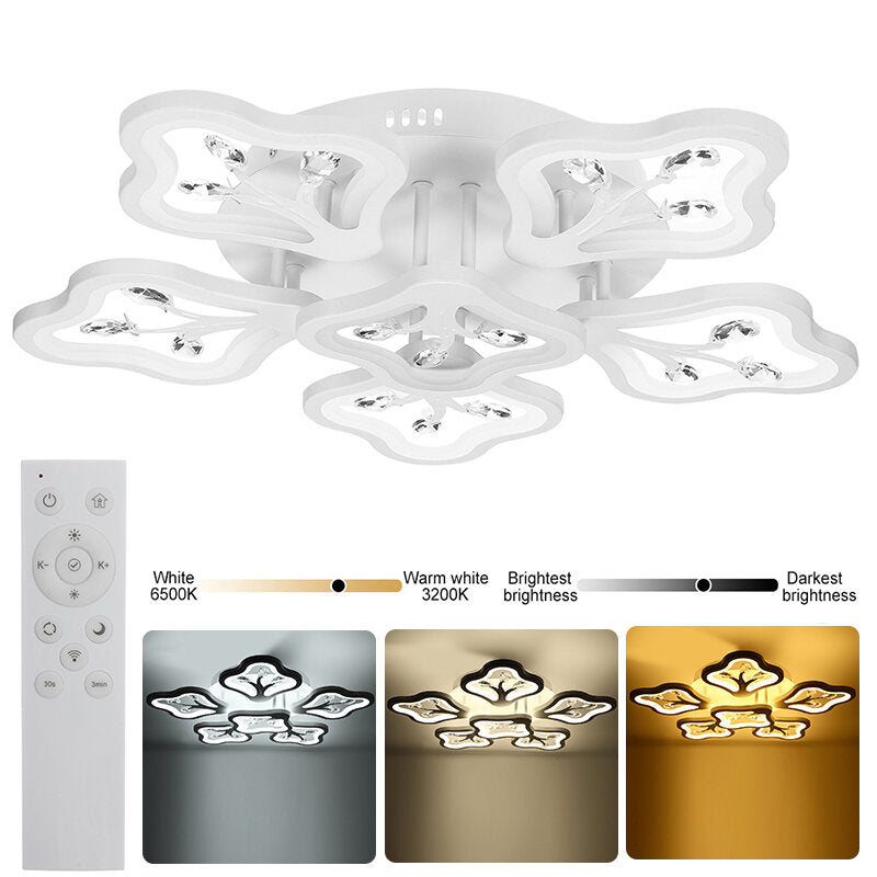 720LED Post-Modern Ceiling Lamp Remote Control Living Room Bedroom Kitchen