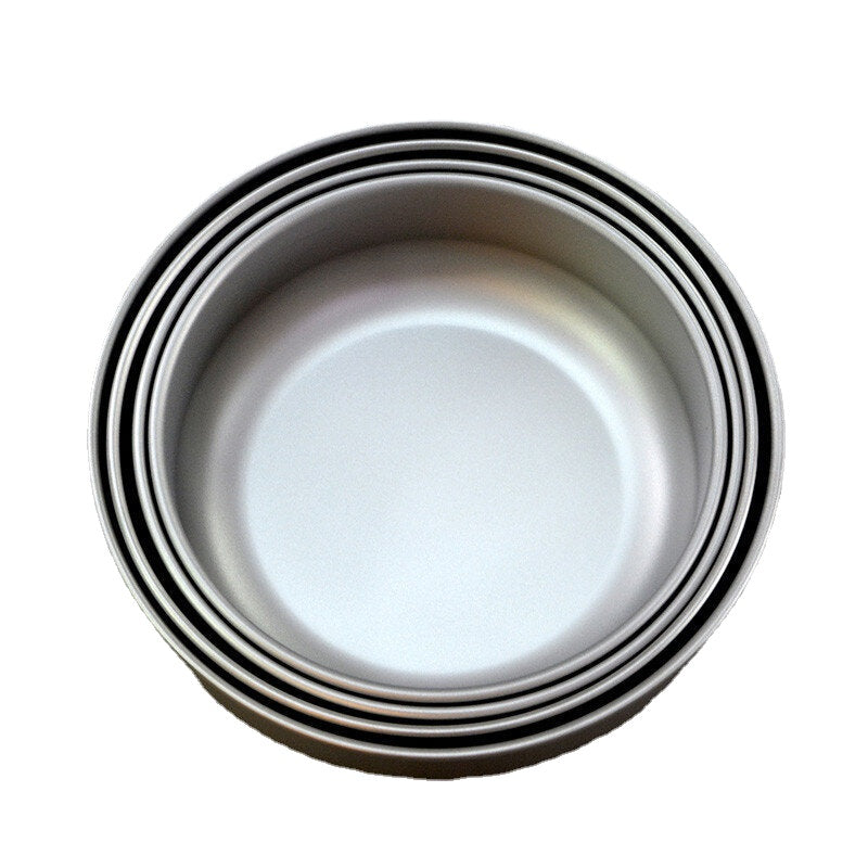250/300/400/450ML Titanium Plates Tableware Dishes Ultralight Portable Outdoor Camping Picnic Travel