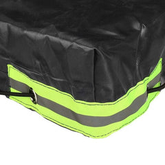 210-260cm 600D PVC Waterproof Trailer Cover Auto Roof Tent Heavy Duty Dustproof Protector Cover Travel Camping Canopy