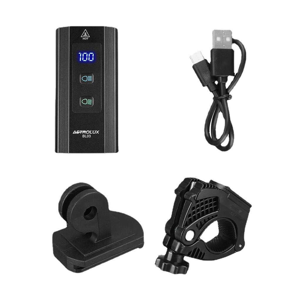 Bicycle Handlebar Flashlight1200LM Bike Headlight Support High Capacity Power Bank Dual Distance Beam Rechargeable LED for Electric Bike Scooter