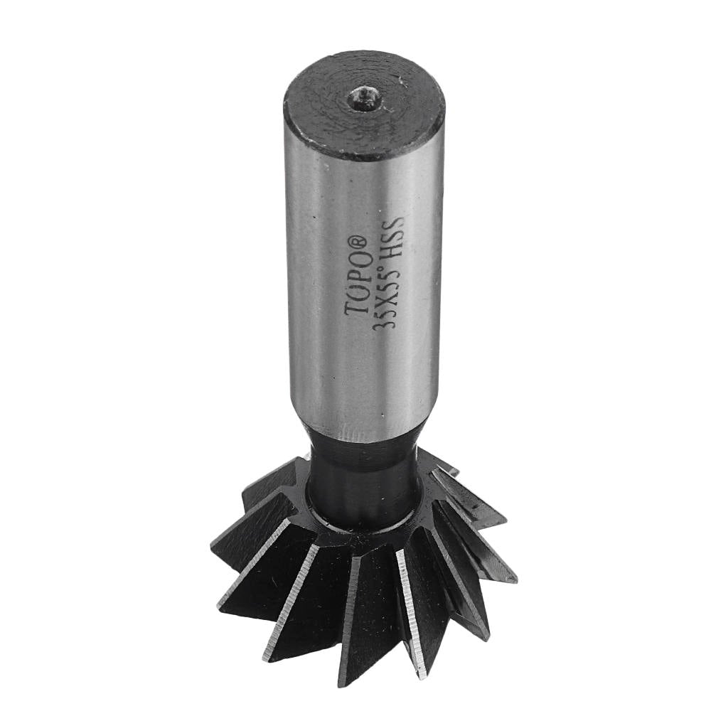 55 Degree 8-35mm Dovetail Groove HSS Straight Shank Slot Milling Cutter End Mill CNC Bit