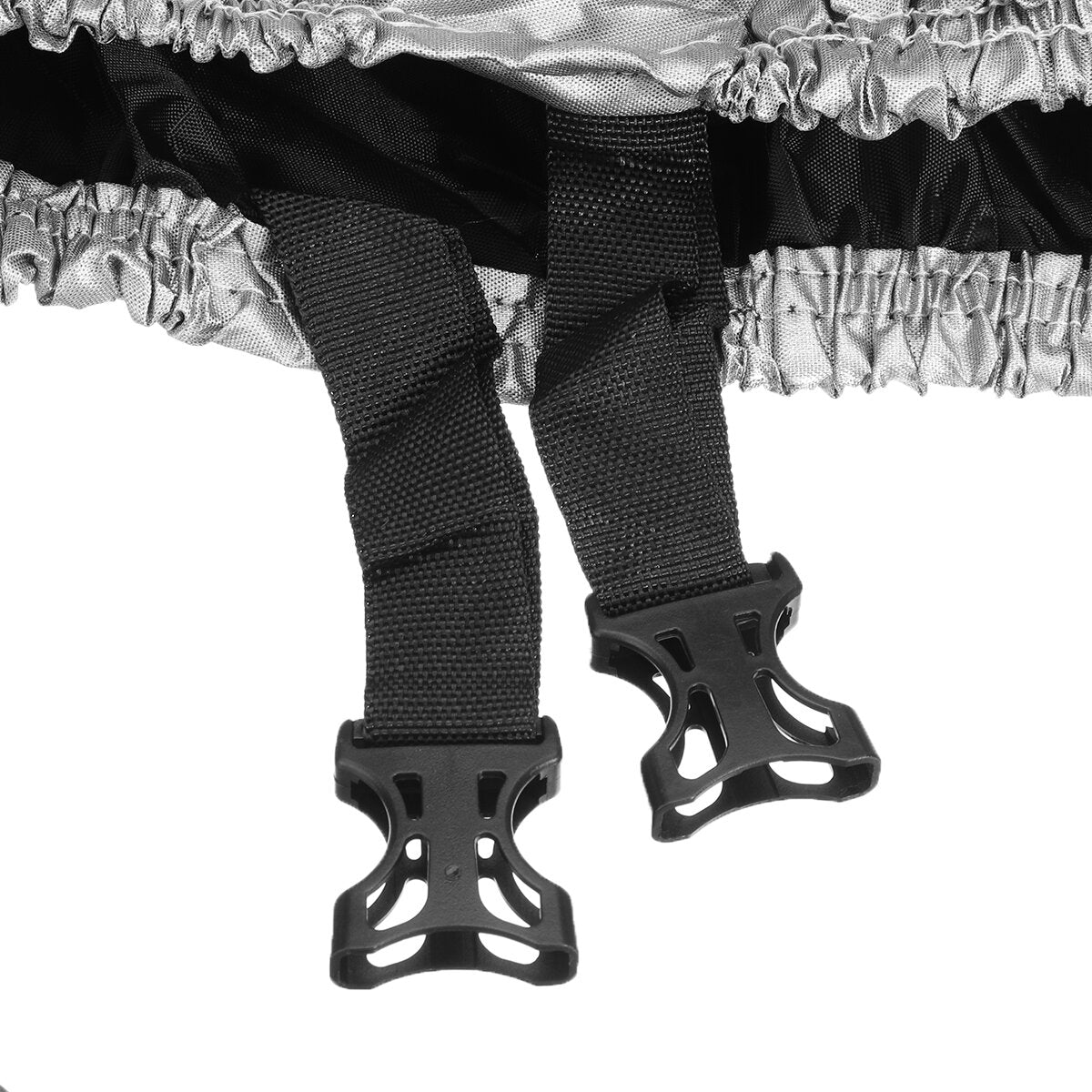 12ft / 14ft / 16ft / 18ft Jon Boat Cover 210D Waterproof Sun Protection Silver