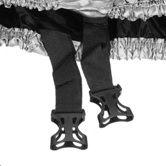 12ft / 14ft / 16ft / 18ft Jon Boat Cover 210D Waterproof Sun Protection Silver