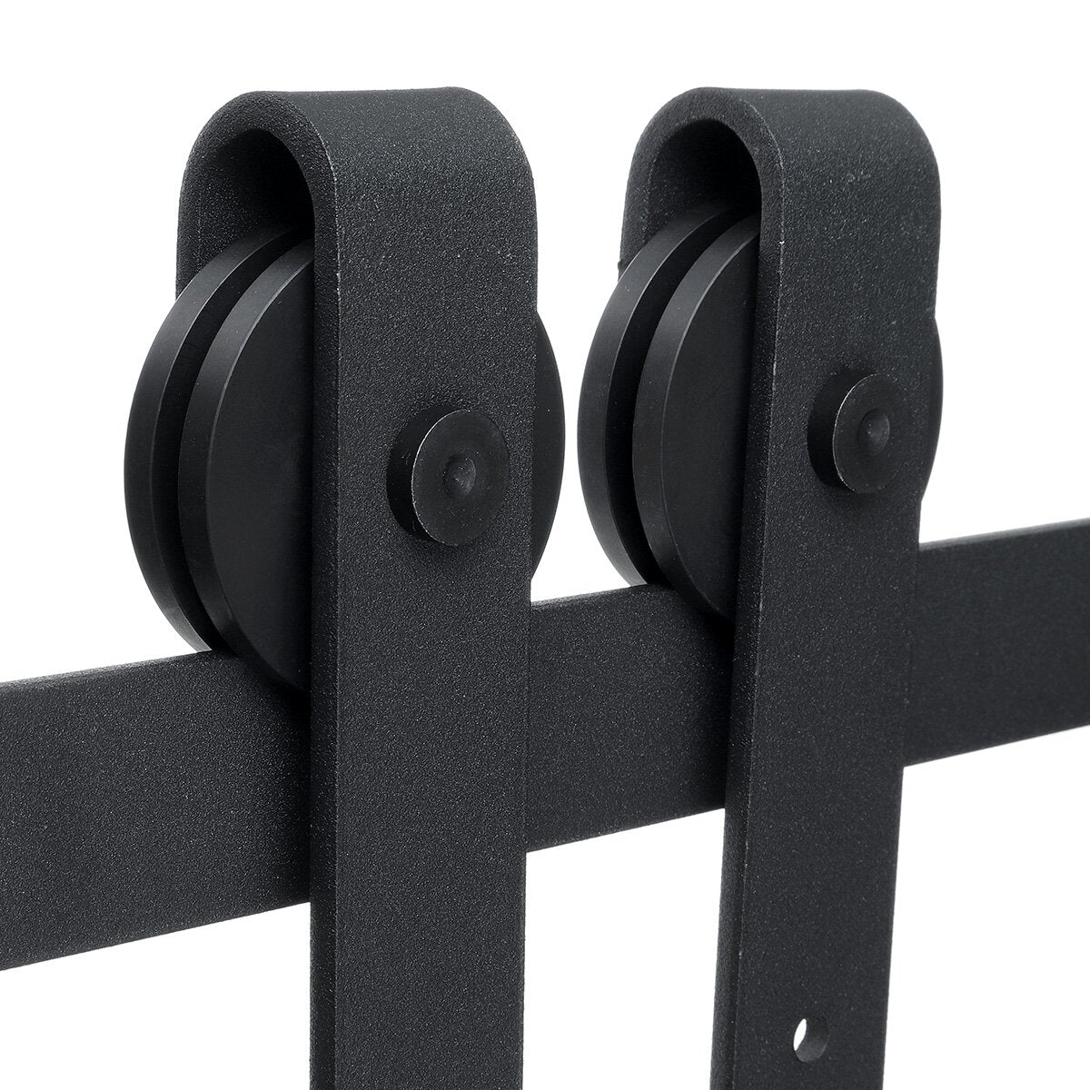 Sliding Barn Door Hardware Track Set Double Roller Kit Antique Classic Bedroom