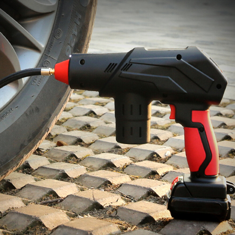 150PSI 6High Speed Air Compressor Pump Digital Tire Inflator Cordless Rechargeable for Car Motorcycle Bicycle Ball Swimming Ring