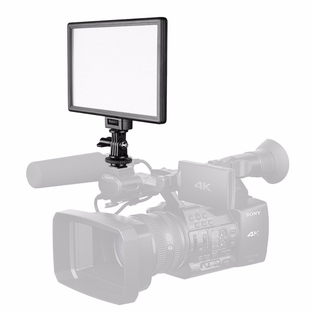 LED Video Light for Camera Camcorder Tripod Photography Lighting for Portrait Video Recording Dimmable DSLR Studio Lamp