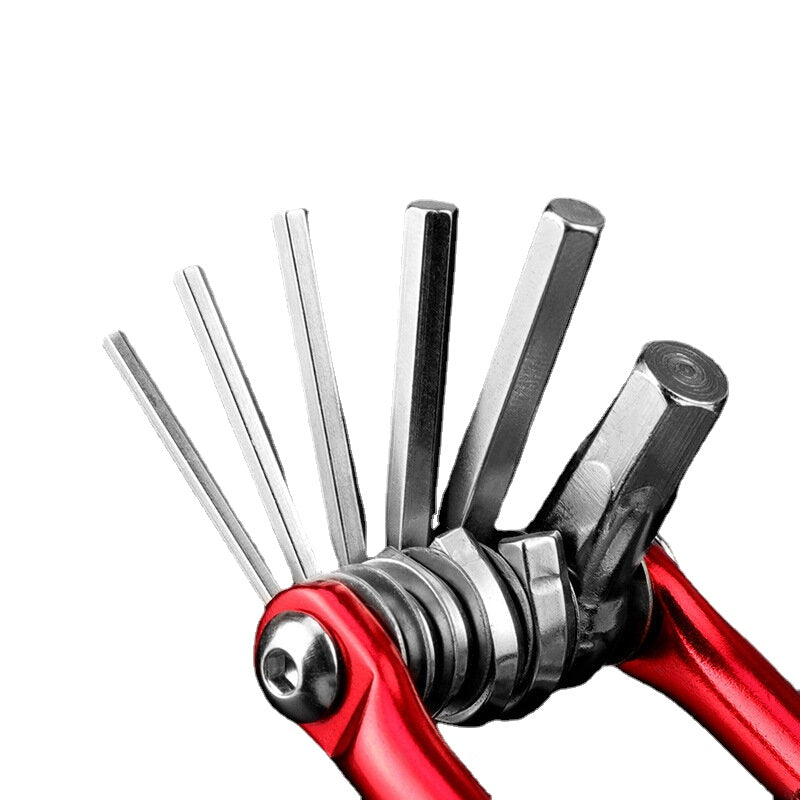11 In 1 Multi-Function Bicycle Repair Tool Allen Wrench Slotted/Phillips Screwdriver Chain Cutter Bike Tools Kit Cycling Fishing