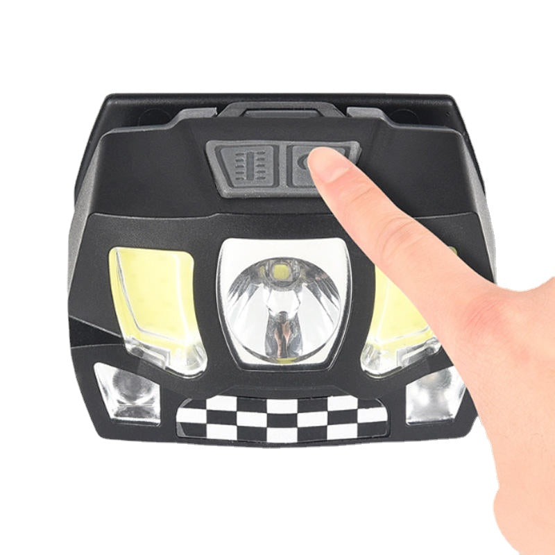 800LM COB+XPG Induction Sensor Headlamp 3 Modes USB Charging 45 Rotation Cycling Hunting Emergency Lantern
