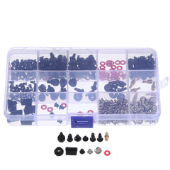 350Pcs/set M2/M3/M3.5 DIY Desktop Computer Repair Screw Assortment Mainboard Fan Cross Screws Hex Standoffs Spacers Kits w/ Storage Box Screwdriver